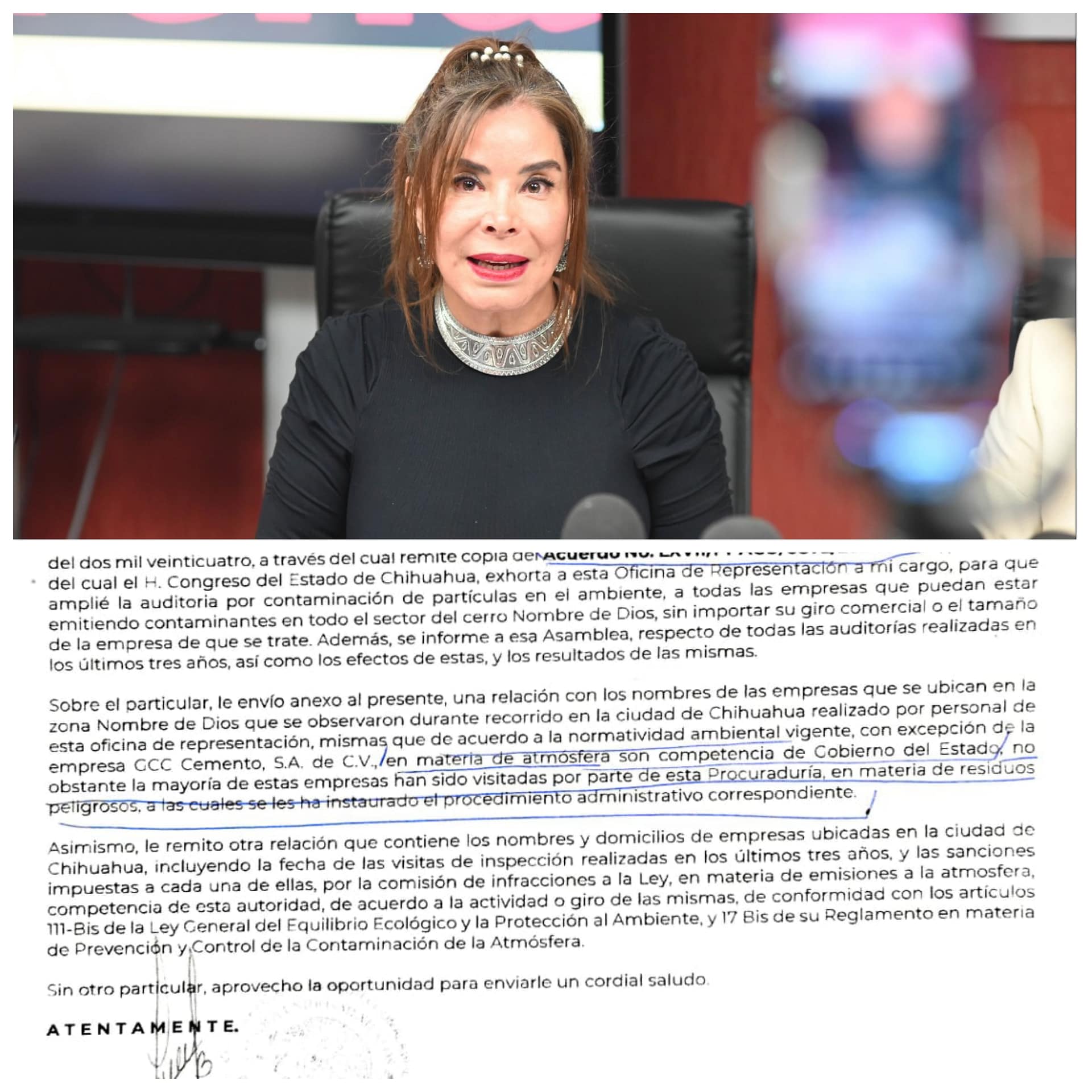 Las empresas más contaminantes de Chihuahua capital: Cementos de Chihuahua, Safrán, Jabil, Ford, y otras 35